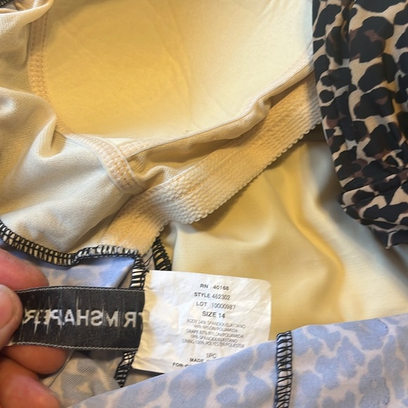Trimshaper Leopard Print One Piece Swimsuit - Picture 5 of 6